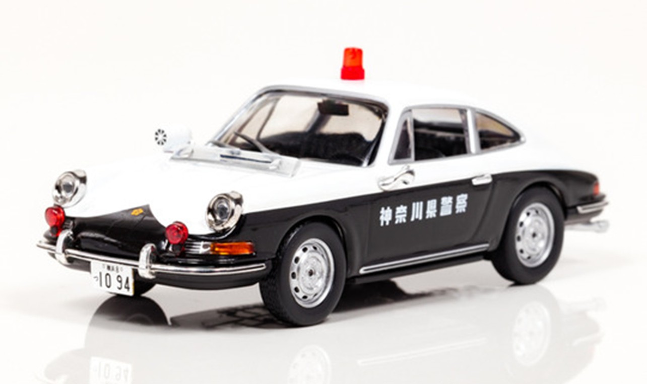 絶版品　ミニカー　 RAI'S　1/43　H7436801　ポルシェ　912　1968　神奈川県警交通機動隊車両　1500個限定