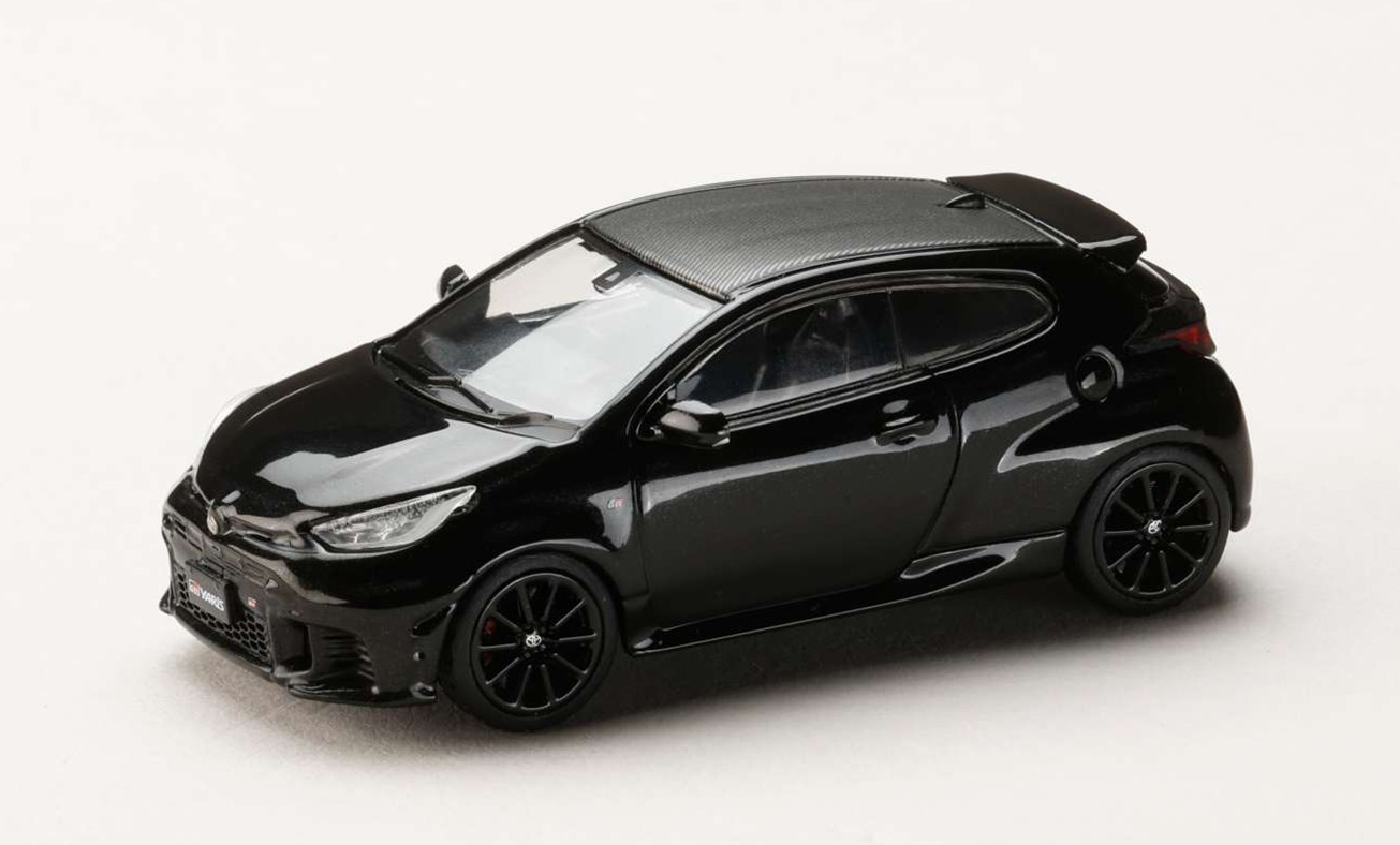 お取り寄せ予約品　12月以降順次　ミニカー　HJ64 ホビージャパン（HobbyJapan） 1/64　HJ641087BK　トヨタ GR ヤリス RZ ハイパフォーマンス 2024 プレシャスブラックパール　4981932075297