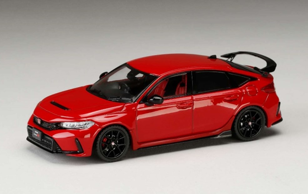 ミニカー　HJD43（ホビージャパン）ダイキャストモデル  1/43　HJD431001R　ホンダ シビック TYPE R (FL5) フレイムレッド　4981932065168