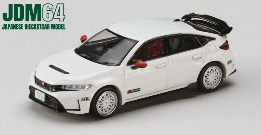 予約品　2027年2月以降　ミニカー　JDM64 ホビージャパン（HobbyJapan） 1/64　HJDM005-22V　ホンダシビック Honda CIVIC TYPE R (FL5) DK Tsuchiya 2025 "365" 　4981932052144