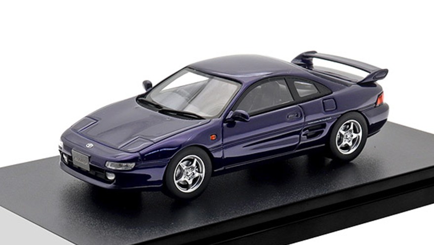 お取り寄せ予約品　4月頃　ミニカー　Hi-Story（ハイストーリー） レジンモデル　1/43　HS523PP　トヨタ Toyota MR2 GT (1997) ダークパープルマイカ　4523231450216