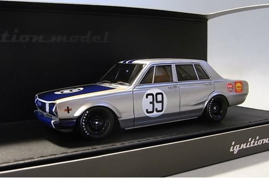 ミニカー　ignition model(イグニッションモデル）1/43　IG0172　ニッサン スカイライン 2000 GT-R (PGC10) (#39) 1969 JAF Grand Prix　生産予定数：180pcs
