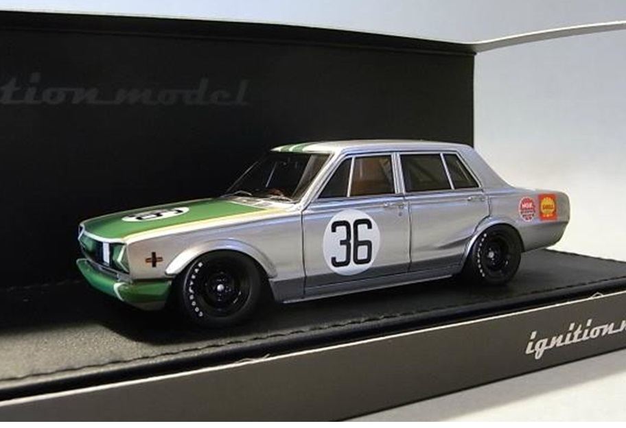 ミニカー　ignition model(イグニッションモデル）1/43　IG0173　ニッサン スカイライン 2000 GT-R (PGC10) (#36) 1969 JAF Grand Prix　生産予定数：160pcs