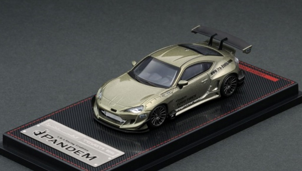 ミニカー　ignition model(イグニッションモデル）　1/64　IG1754　パンデム PANDEM TOYOTA 86 V3　グリーンメタリック 日本限定カラー　4573448887541