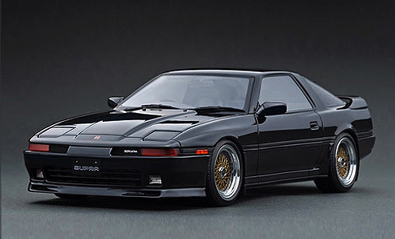 ミニカー　ignition model(イグニッションモデル） レジンモデル　1/18　IG3514　トヨタスープラ Toyota Supra 3.0GT LIMITED (MA70) Black　4573448905146