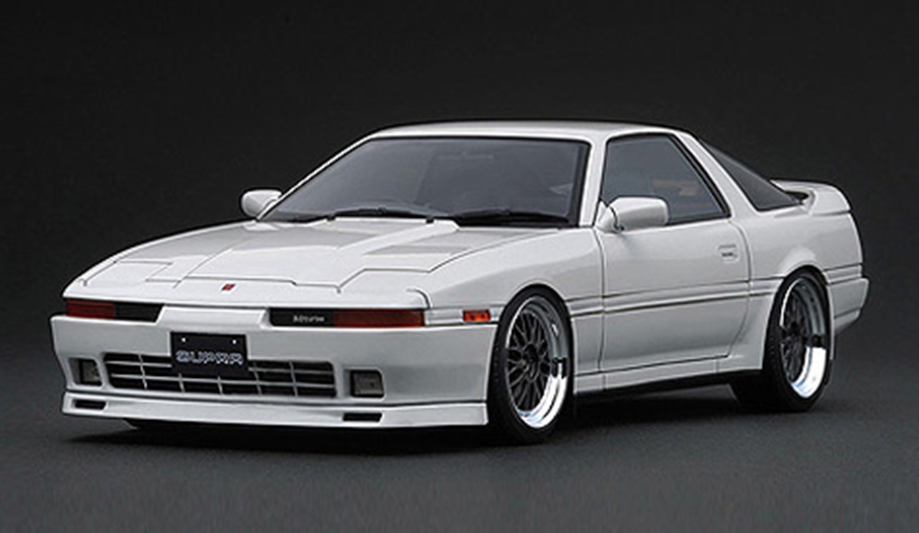 お取り寄せ予約品　11月頃　ミニカー　ignition model(イグニッションモデル） レジン製　1/18　IG4109　トヨタスープラ Toyota Supra 3.0GT Turbo LIMITED (MA70) White　4580832501099