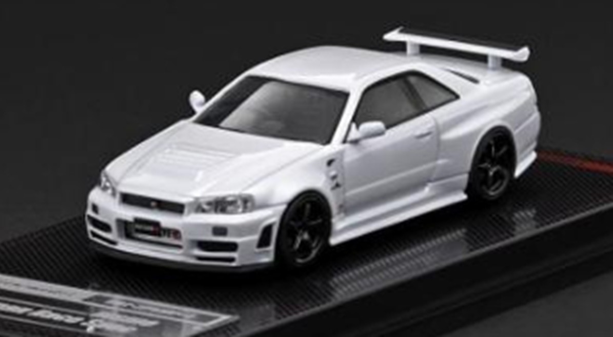 イグニッションモデル スカイライン ホワイト ミニカー/完成品 イグニッションモデル 1/18 日産 スカイライン GT-R
