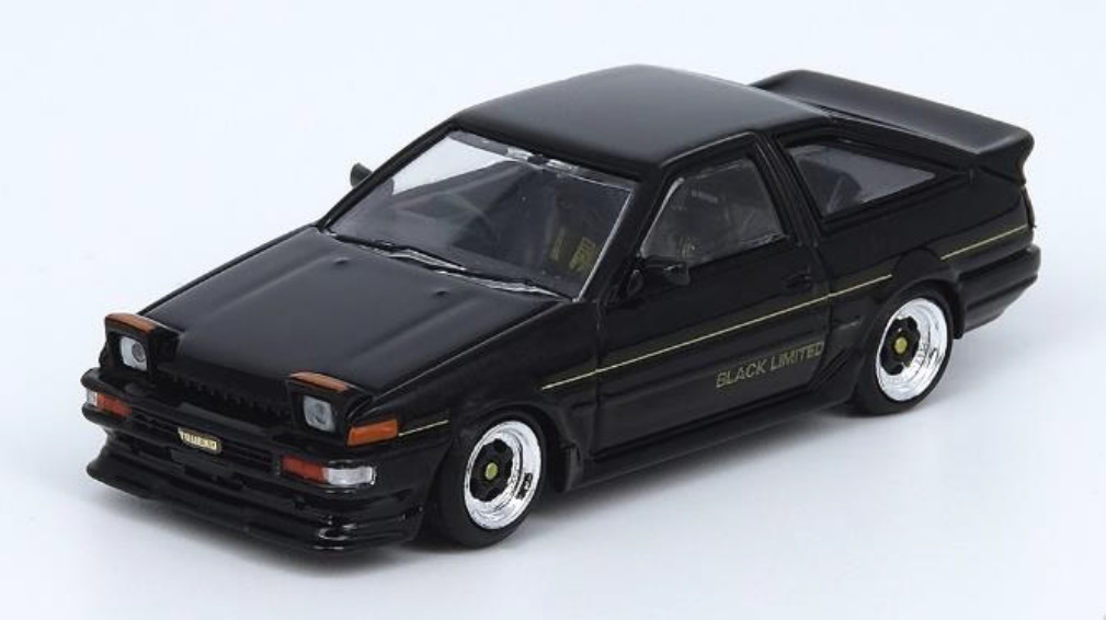 予約品　９月以降　ミニカー　INNO MODELS(イノモデル) 1/64　IN64-AE86-BL　スプリンター トレノ AE86 ブラック　9588826261993
