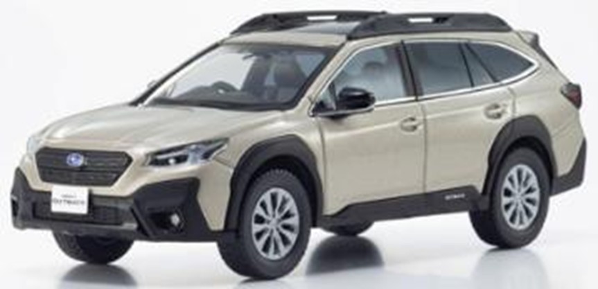 お取り寄せ予約品　5月頃　ミニカー　KYOSHO 京商　ダイキャストモデル　1/43　KS03935GL　スバル SUBARU レガシィ アウトバック (ゴールド)　4548565515585