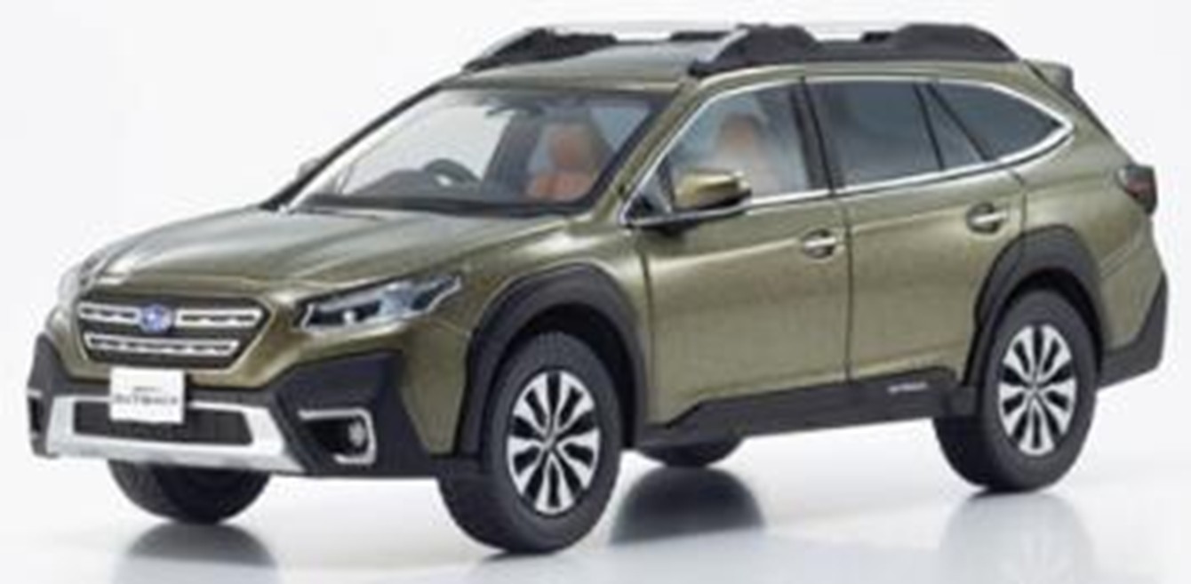 お取り寄せ予約品　5月頃　ミニカー　KYOSHO 京商　ダイキャストモデル　1/43　KS03935GR　スバル SUBARU レガシィ アウトバック (グリーン)　4548565515561