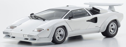 お取り寄せ予約品　7月頃　ミニカー　KYOSHO 京商　ダイキャストモデル（開閉機構付） 1/18　KS08320WFL　ランボルギーニ カウンタック LP400S (ホワイト)　4548565484270