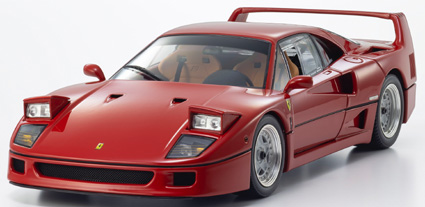 予約品　2027年1月頃　ミニカー　KYOSHO 京商 ダイキャストモデル（開閉機構付） 1/18　KS08416RNM　フェラーリ F40 ライトウェイト "ナイジェル・マンセル" (レッド)　4548565517107