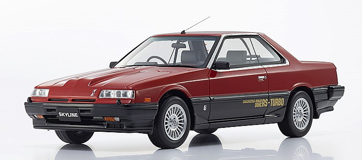 ミニカー　KYOSHO 京商  samurai シリーズ  レジンモデル（開閉機構ナシ） 1/18　KSR18065R　日産スカイライン 2000 ターボ RS-X (レッド) 限定 500個　4548565504312