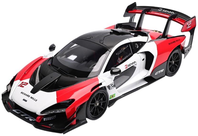 お取り寄せ予約品　7月頃　ミニカー　インターアライド　LCD MODELS　ダイキャストモデル（フル開閉）　1/18　LCD18016RW　マクラーレン Senna GTR レッド & ホワイト　6971631023888