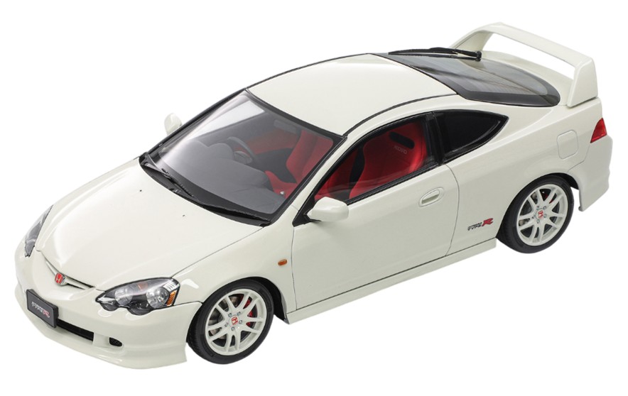 お取り寄せ予約品　8月頃　ミニカー　インターアライド　LCD MODELS　ダイキャストモデル（フル開閉）　1/18　LCD18019WH　ホンダ インテグラ DC5 ホワイト　6971631024212