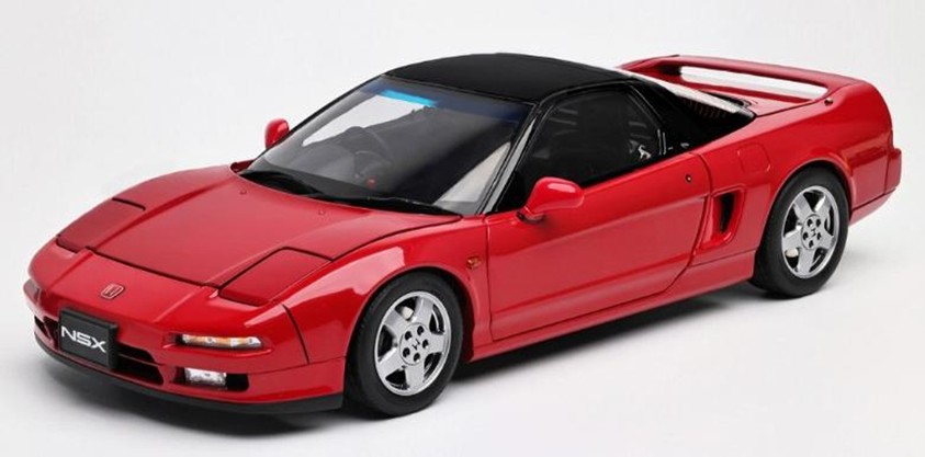 お取り寄せ予約品　12月頃　ミニカー　インターアライド　LCD MODELS　ダイキャストモデル（開閉機構アリ）　1/18　LCD18022RE　ホンダ NSX (NA1) レッド　6971631023697