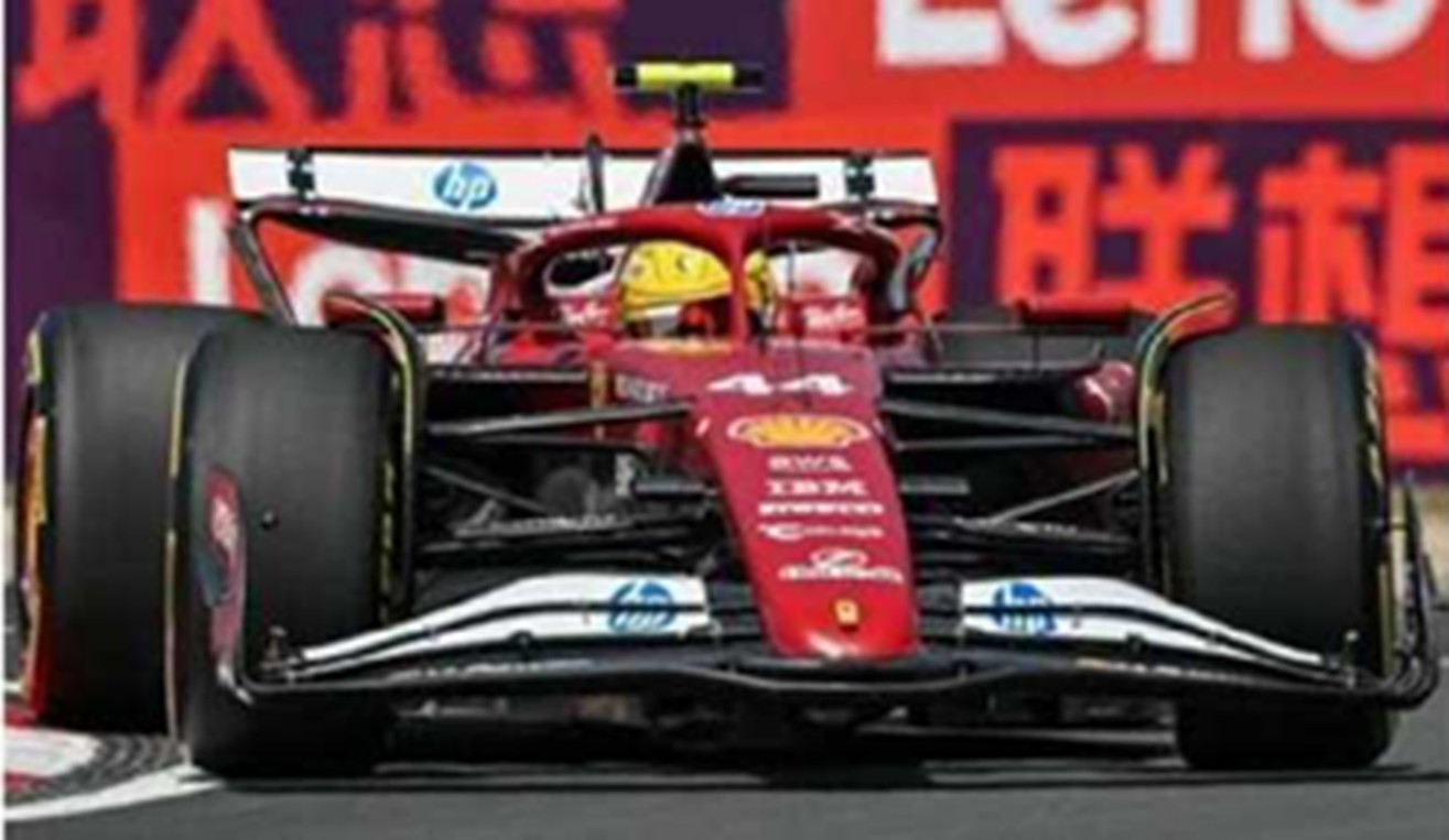 予約品　2026年9月頃　ミニカー  LookSmart（ルックスマート）レジンモデル　1/12　LS1215　フェラーリ Ferrari SF-25 No.44 優勝 Sprint Race China GP 2025 Lewis Hamilton　9580006151797