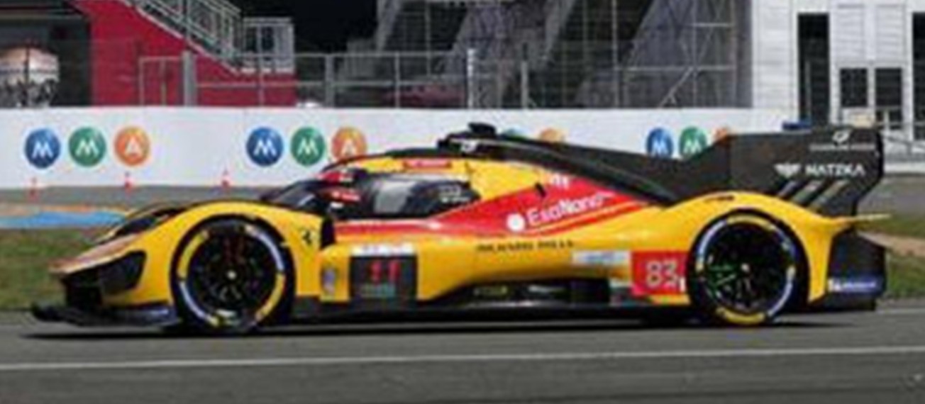 予約品　2027年4月頃　ミニカー　Looksmart (ルックスマート)  レジンモデル　1/18　LS18LM066　フェラーリ Ferrari 499P No. 83 AF Corse 7位 Le Mans 24H 2026 Y. Ye R. Kubica P. Hanson　9580006152251
