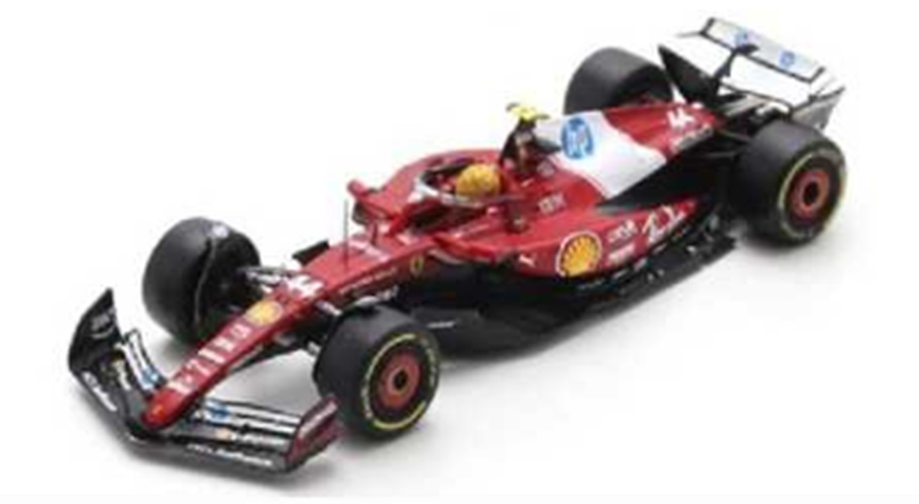 予約品　11月以降順次　ミニカー　Looksmart (ルックスマート)　1/64　LS64025　フェラーリ Ferrari SF-25 No.44 優勝 China Sprint Race 2025 Lewis Hamilton　9581677500259