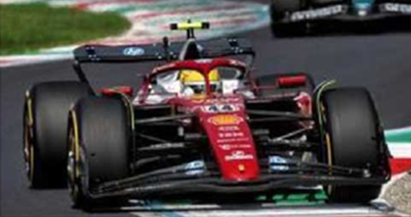 予約品　2026年1月頃　ミニカー　Looksmart (ルックスマート) レジンモデル　1/43　LSF1079　フェラーリ Ferrari SF-25 No.44 Italian GP 2025 Lewis Hamilton　9580006144584
