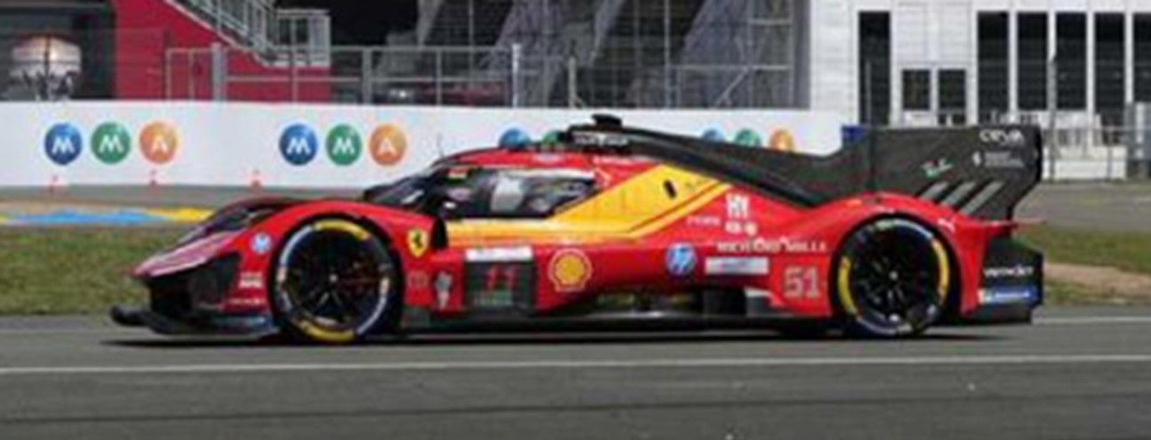 予約品　2027年4月頃　ミニカー　Looksmart (ルックスマート)  　1/64　LS64039LM　フェラーリ Ferrari 499P No. 51 Ferrari AF Corse 5位 Le Mans 24H 2026 A. Pier Guidi J. Calado A. Giovinazzi　9581677500396