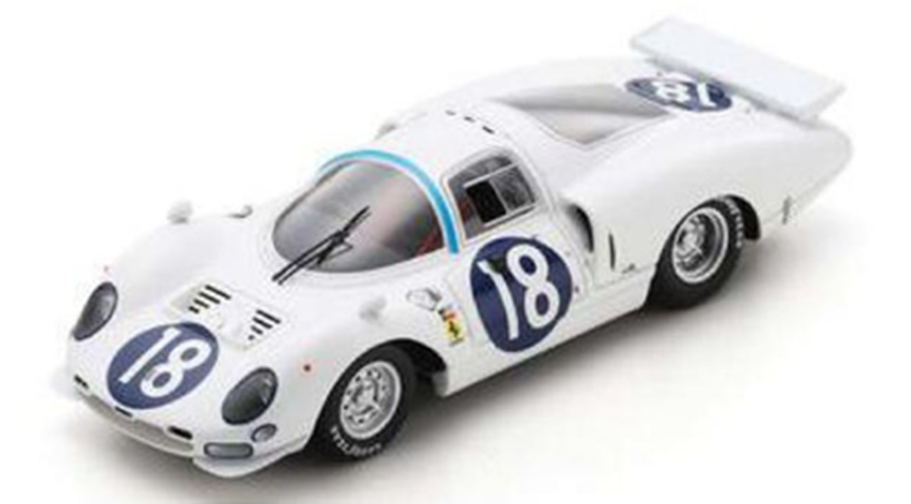 予約品　2027年5月頃　ミニカー　Looksmart (ルックスマート)   レジンモデル　1/43　LSLM137　Ferrari 365 P2 No.18 24H Le Mans 1966 Masten Gregory Bob Bondurant　9580006142986