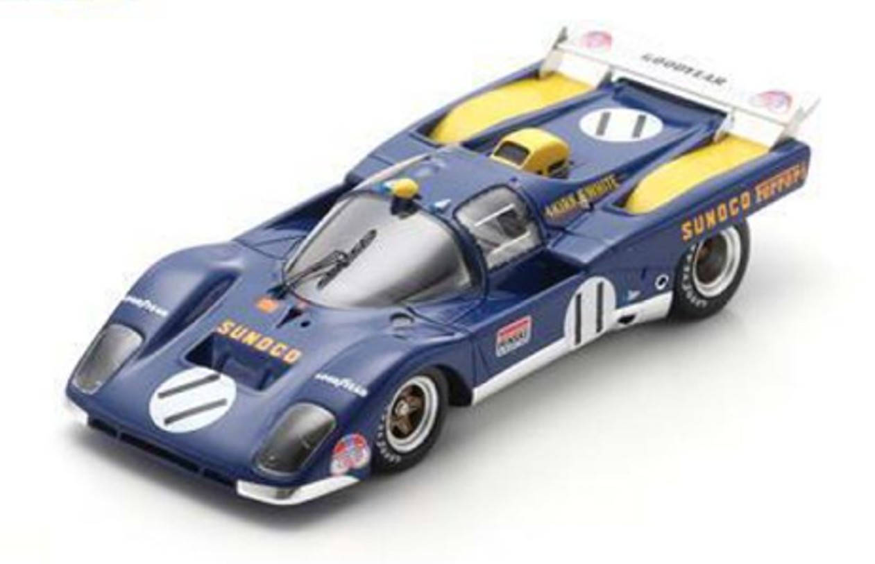 予約品　2027年5月頃　ミニカー　Looksmart (ルックスマート)   レジンモデル　1/43　LSLM203　フェラーリ Ferrari 512M No.11 24H Le Mans 1971 M. Donohue D. Hobbs　9580006145543