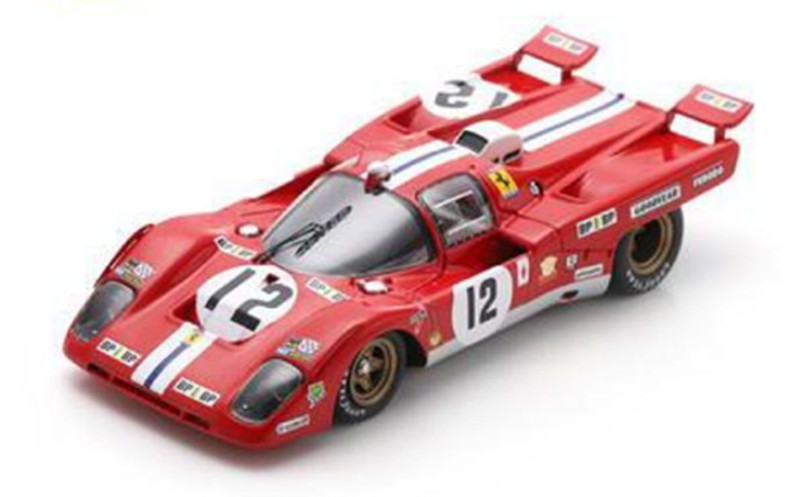 予約品　2027年5月頃　ミニカー　Looksmart (ルックスマート)   レジンモデル　1/43　LSLM204　フェラーリ Ferrari 512M No.12 3位 24H Le Mans 1971 S. Posey T. Adamowicz　9580006145550