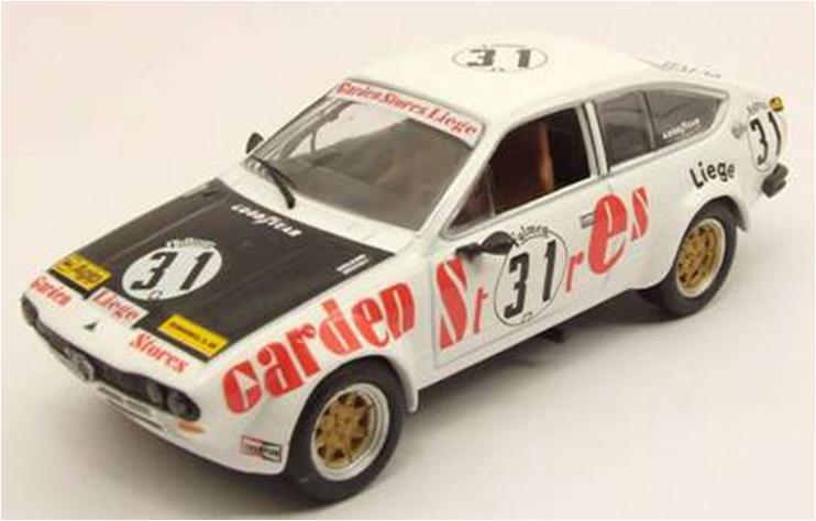 ミニカー　Ｍ4 1/43　M47165　アルファ・ロメオ 　2000 GTV 1976年スパ No.31