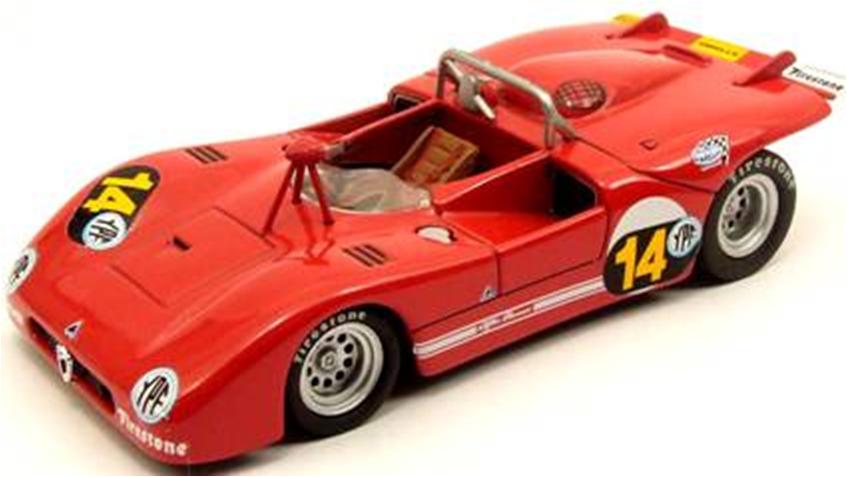 ミニカー　Ｍ4 1/43　M47171　アルファロメオ　33.3　1971年ブエノスアイレス　No.14　ドライバー：Galli/Stommelen