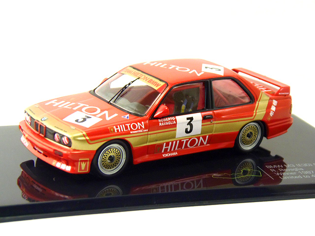 ミニカー　イクソモデル　ixo　1/43　MGPC005　BMW M3 E30 87 マカオ・ギア・レース 優勝 #3 R.Ravaglia　4895102320547