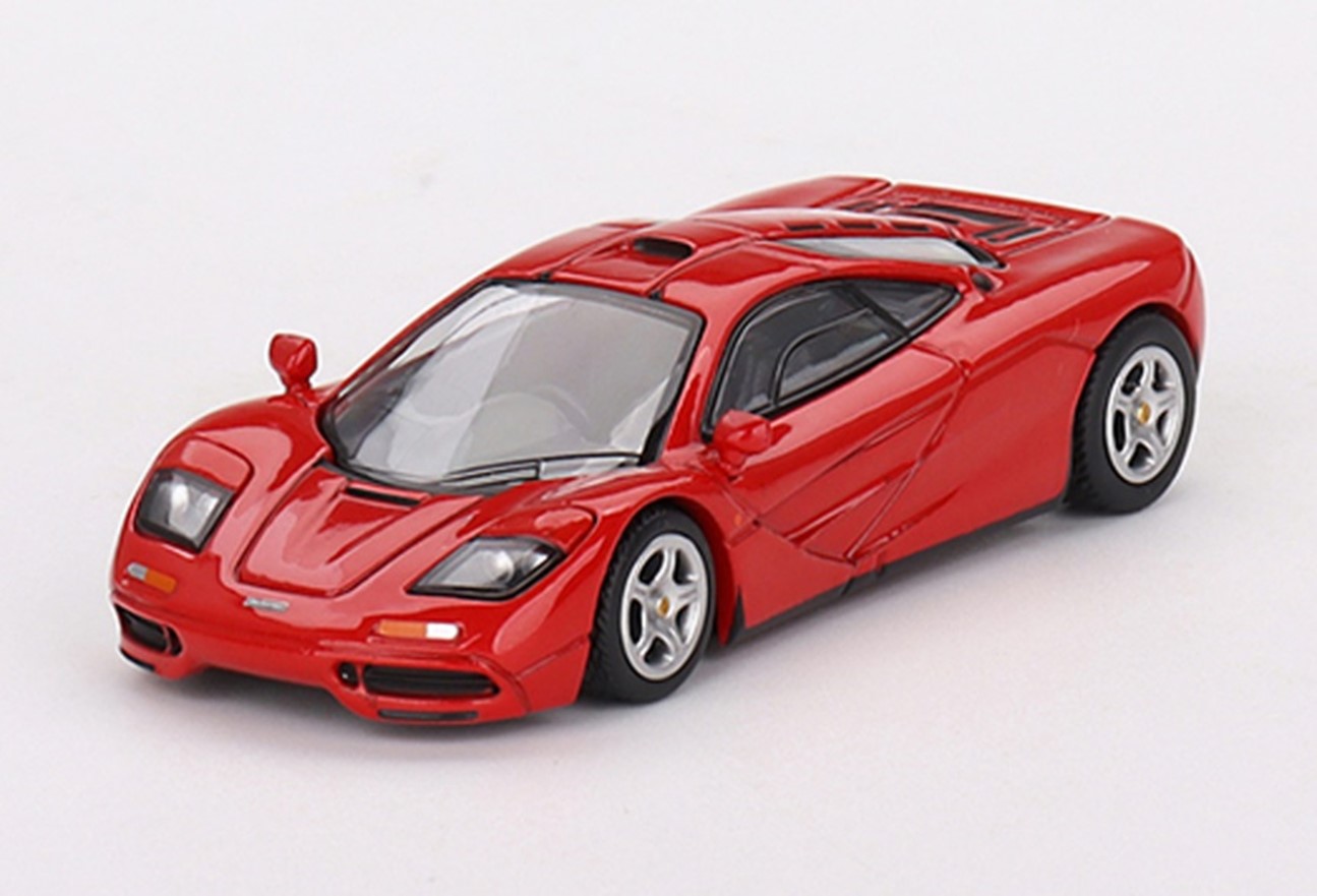 ミニカー　MINI-GT　1/64　MGT00654-L　マクラーレン F1 レッド（左ハンドル）　4895183668101