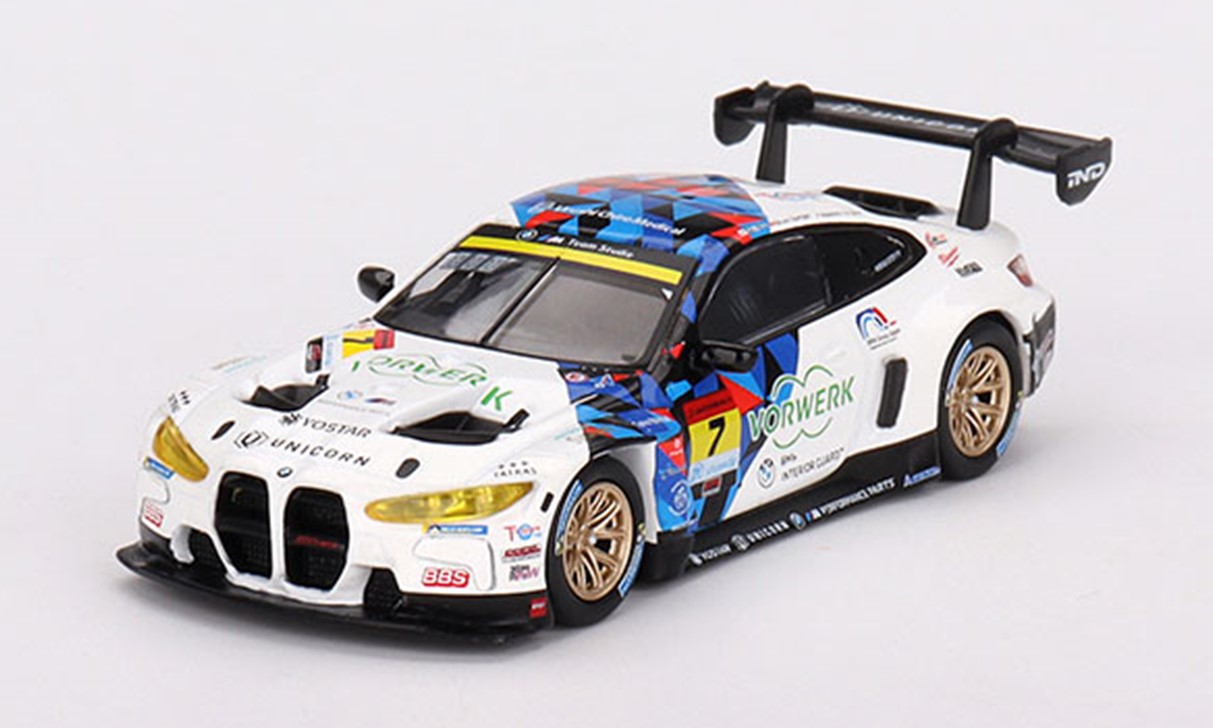 予約品　2024年4月以降順次　ミニカー　MINI-GT　1/64　MGT00691-L　BMW M4 GT3 SUPER GTシリーズ 2023 #7 "Studie BMW M4" BMW Team Studie x CRS(左ハンドル)日本限定　810152140468　