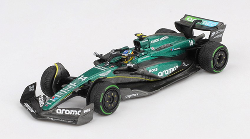 予約品　12月以降順次　ミニカー　MINI-GT　1/64　MGT01113-L　アストンマーチン AMR24 F1 2024 #14 カナダグランプリ Fernando Alonso　840456309452