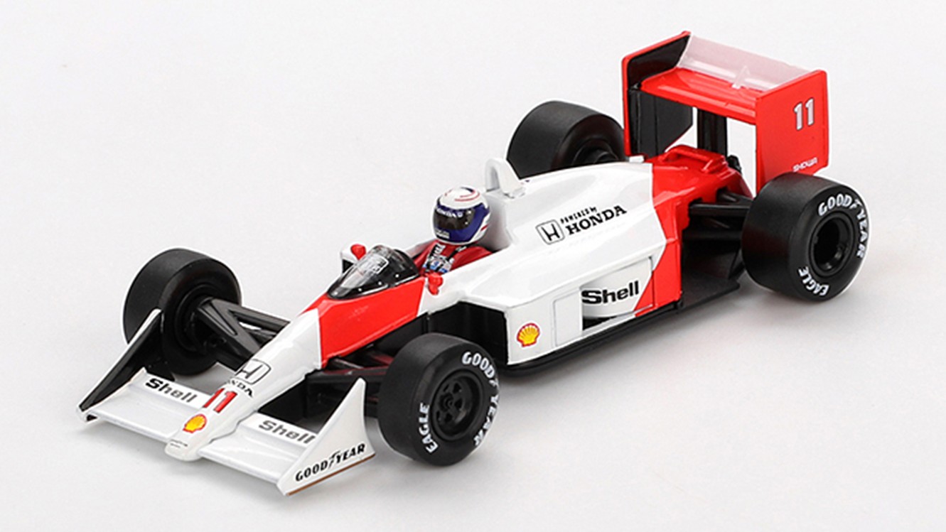 予約品　2026年1月以降順次　ミニカー　MINI-GT　1/64　MGT01123-L　マクラーレン MP4/4 日本グランプリ 1988 2位入賞車　#11 アラン・プロスト　840456309834