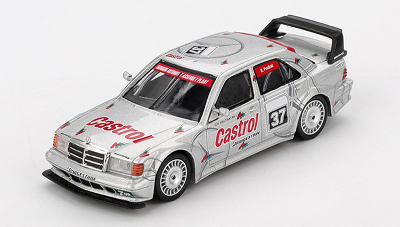 予約品　12月以降順次　ミニカー　MINI-GT　1/64　MGT01125-L　メルセデス ベンツ 190E 2.5-16 エボリューション II SE Asia Touring Car Championship 1995 #37(左ハンドル) 　840456309926