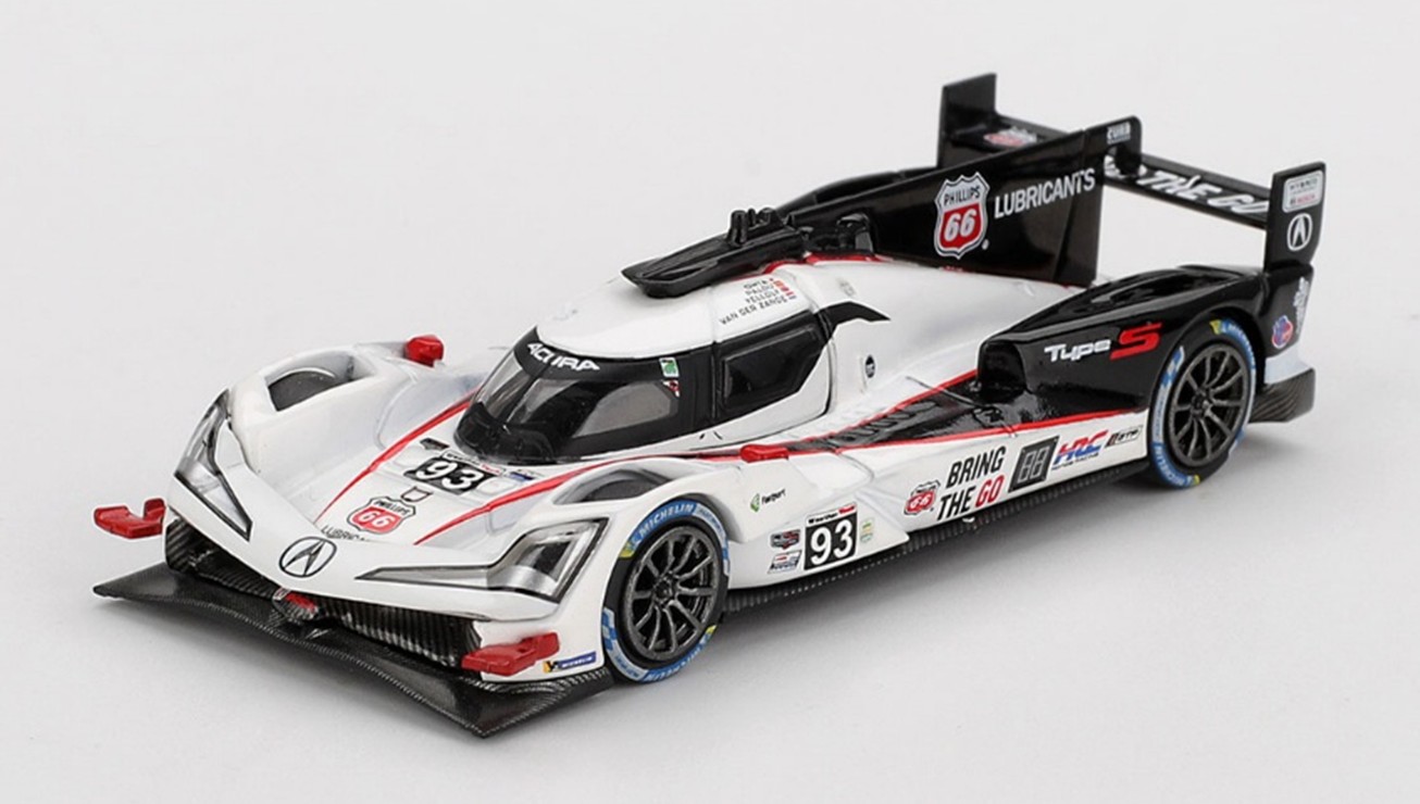 予約品　2026年6月以降順次　ミニカー　MINI-GT　1/64　MGT01170-L　アキュラ Acura ARX-06 GTP IMSA デイトナ24時間 2025 #93 Acura Meyer Shank Racing　840456386545