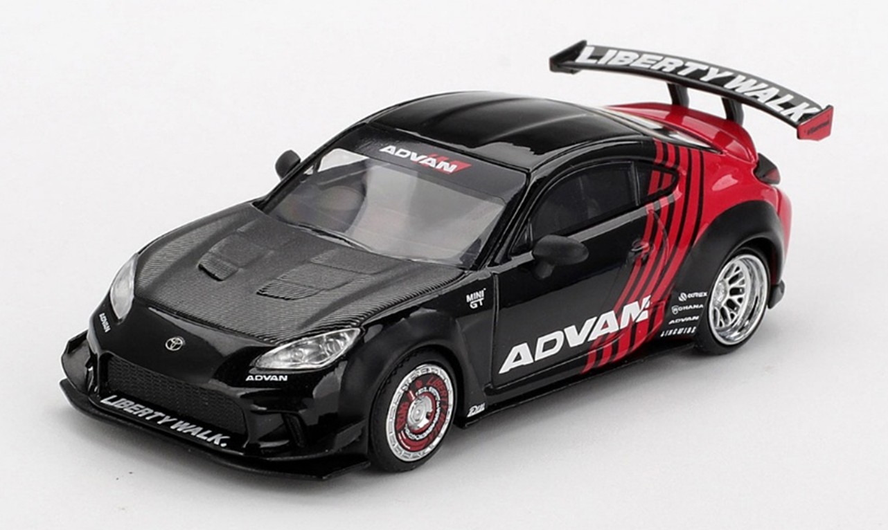 予約品　2026年5月以降順次　ミニカー　MINI-GT　1/64　MGT01173-R　トヨタ Toyota GR86 LB★Nation Advan (右ハンドル)　840456386644