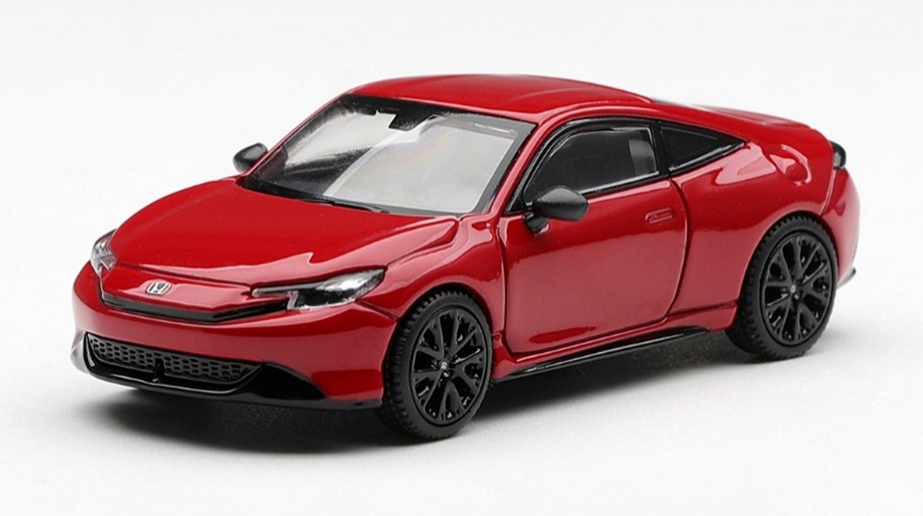 予約品　12月以降順次　ミニカー　MINI-GT　1/64　MGT01317-R　ホンダ Honda プレリュード ラリーレッド(右ハンドル)　840456393628
