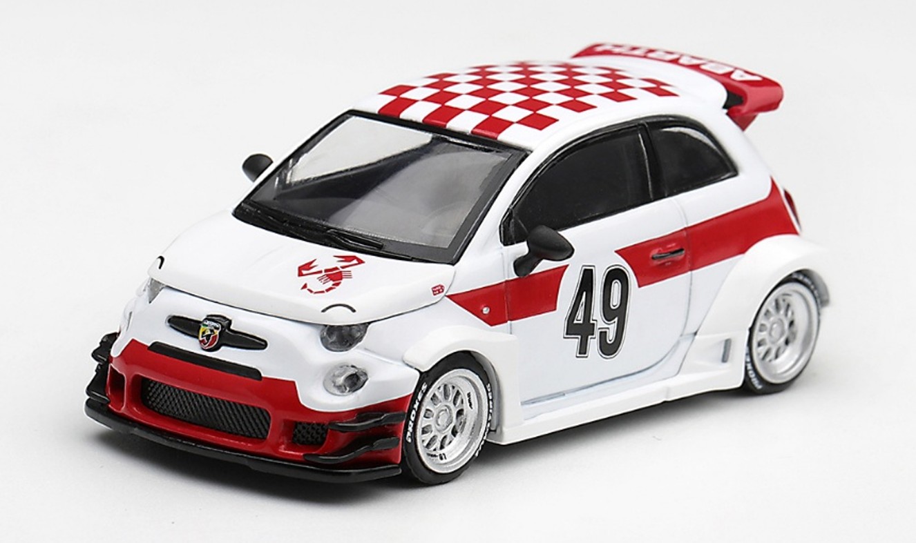 予約品　12月以降順次　ミニカー　MINI-GT　1/64　MGT01325-R　アバルト 595 LB-WORKS x Abas Works 1000 TC Tribute (右ハンドル)　840456394366