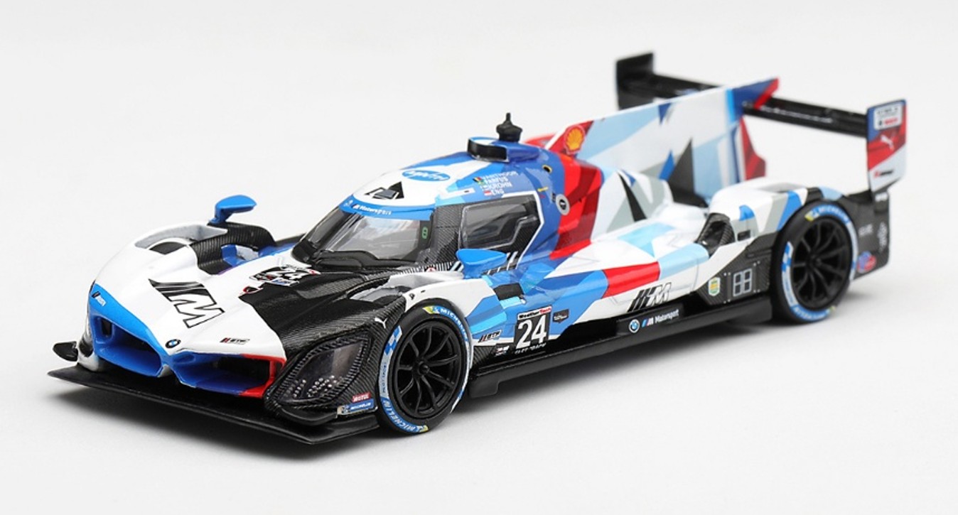 予約品　12月以降順次　ミニカー　MINI-GT　1/64　MGT01326-L　BMW M ハイブリッド V8 GTP IMSA デイトナ24時間 2024 #24 BMW M Team RLL　840456394441