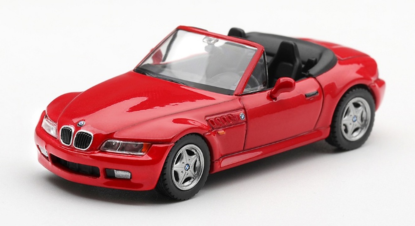 予約品　2027年5月以降順次　ミニカー　MINI-GT　1/64　MGT01386-L　BMW Z3 ヘルロット(レッド)(左ハンドル)　840456313671