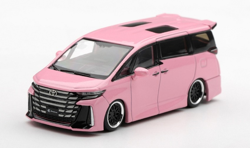 予約品　2027年5月以降順次　ミニカー　MINI-GT　1/64　MGT01391-R　トヨタ ヴェルファイア 40 KUHL メタリックピンク（右ハンドル）　840456313947