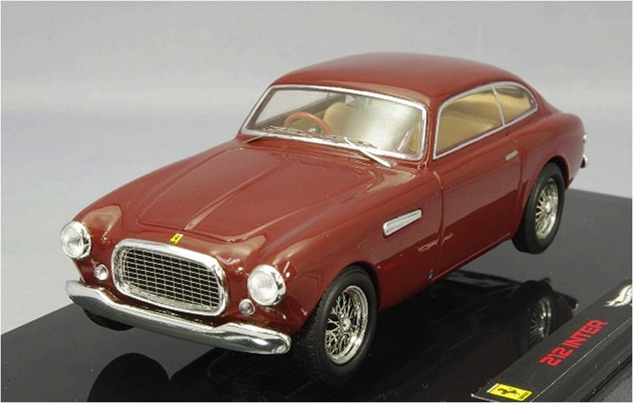 ミニカー　マテル　MATTEL　1/43　MT7433V　フェラーリ 212 Inter （バーガンディレッド）エリート
