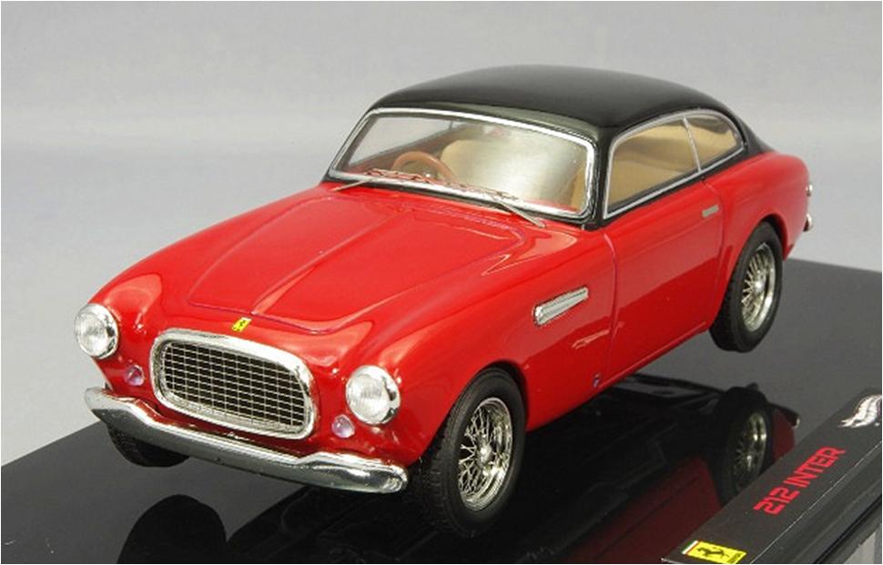ミニカー　マテル　MATTEL　1/43　MT7434V　フェラーリ 212 Inter （レッド/ルーフ：ブラック）エリート