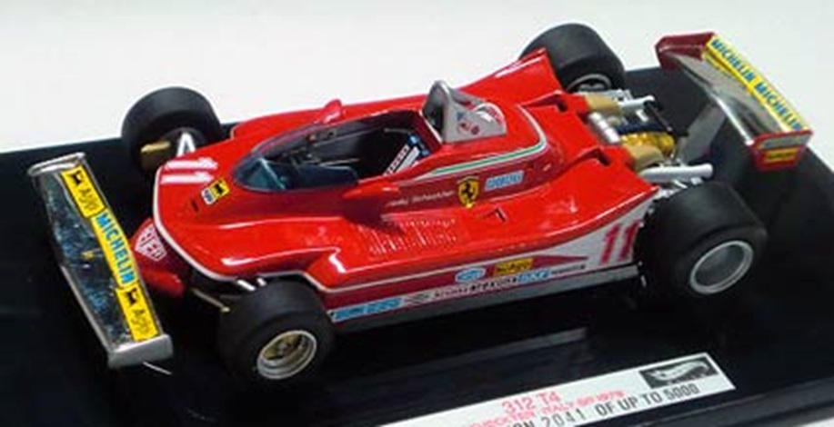 ミニカー　 マテル　1/43　MT8372V　フェラーリ　312　T4　イタリアGP　1979　シェクター