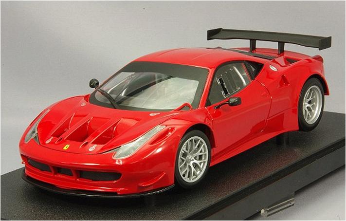 ミニカー　マテル  1/18  MTBCJ77H　フェラーリ 458 イタリア GT2　（ROSSO CORSA） 　レッド