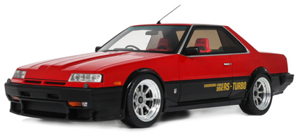 予約品　2027年1月頃　ミニカー  OttO mobile　レジンモデル（開閉機構なし） 1/18　OTM1305　日産 スカイライン 2000 RS-X ターボ (DR30) チューニング  1984 (レッド)限定生産　4548565526383