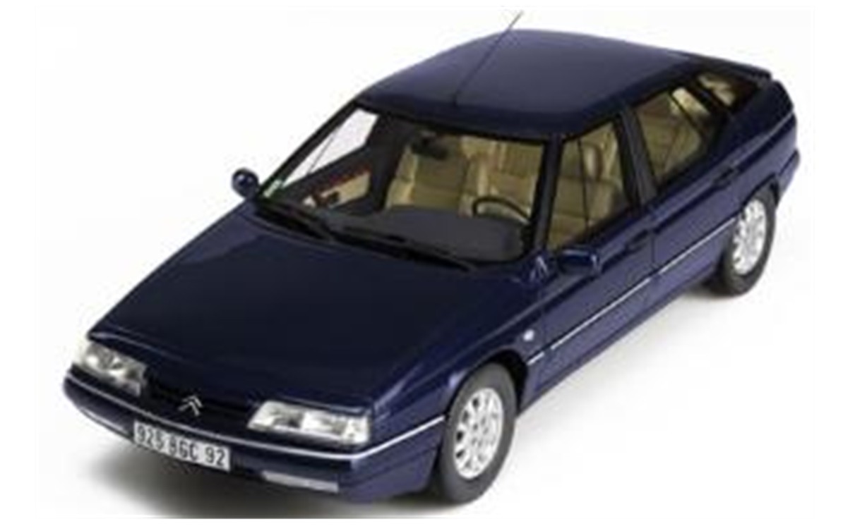 予約品　2027年1月頃　ミニカー  OttO mobile　レジンモデル（開閉機構なし） 1/18　OTM1386　シトロエン XM V6 1998 (ブルー) 限定生産　4548565526413