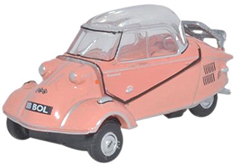 ミニカー　OXFORD（オックスフォード）　1/76　OX76MBC003　メッサーシュミット KR200 バブル トップ ローズ